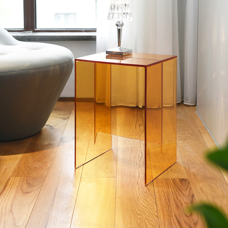 Acrylic Square Side Table