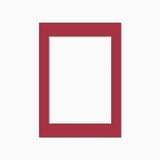 Red Passepartout 30×40cm