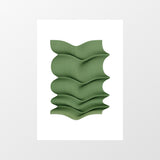 Green Fold 30×40cm