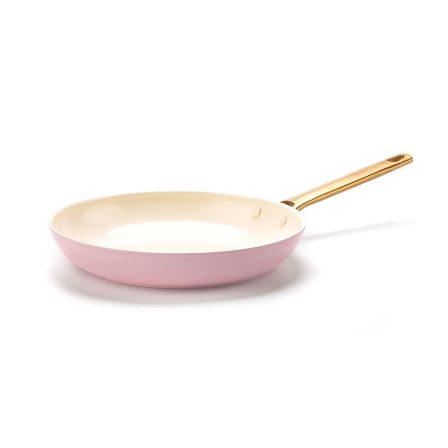 Padua (pink) frying pan 26cm + glass lid 26cm set, suitable for induction and gas stoves