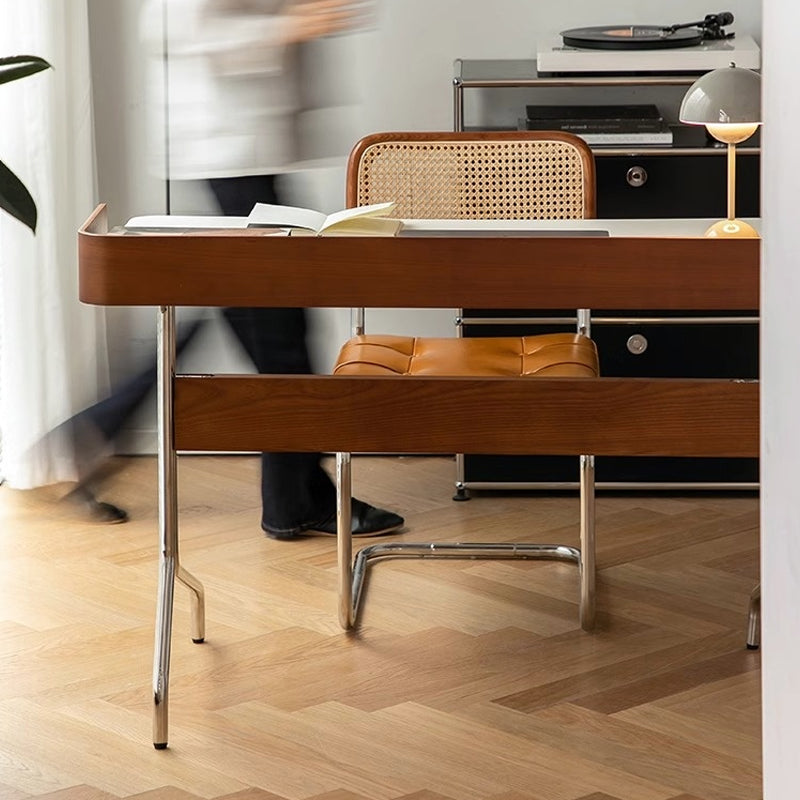 White ash modern desk