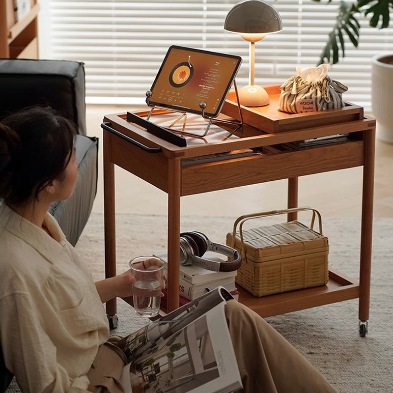 Boxwood mobile cart with tray