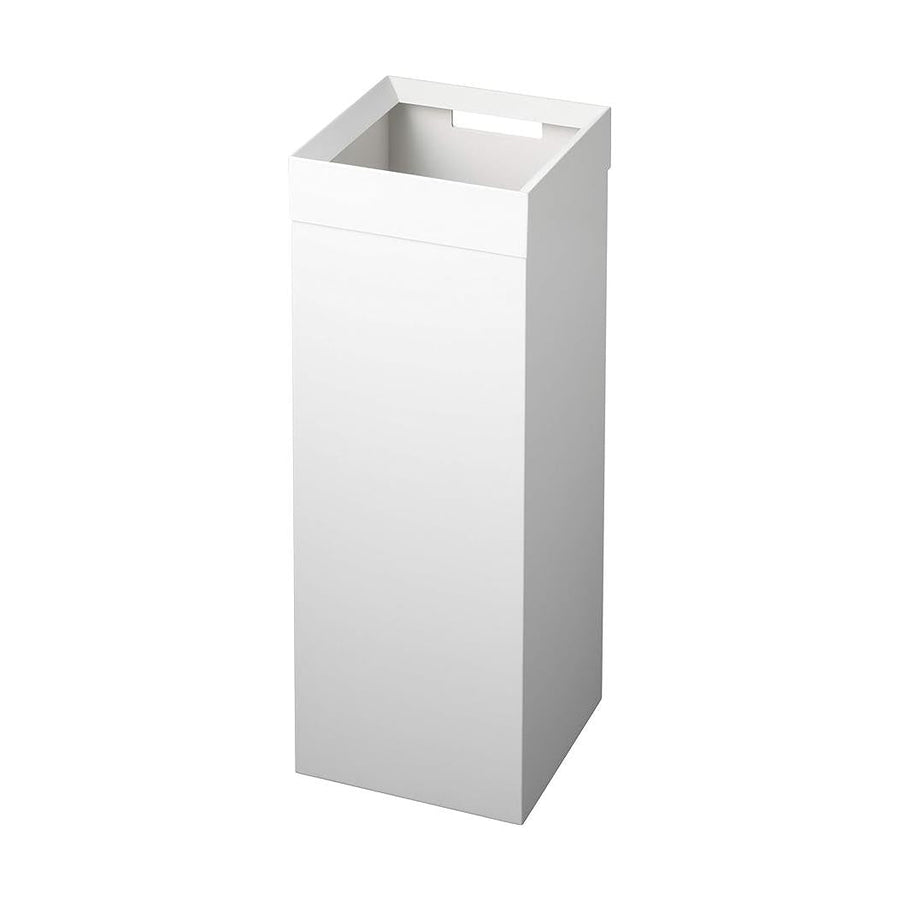 tower trash can, square, long, white, trash can, dust box, slim