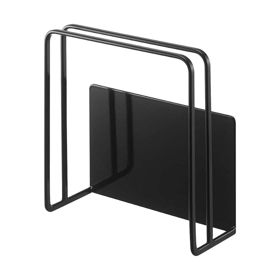 tower magnetic cutting board stand, black, floating storage, easy to install