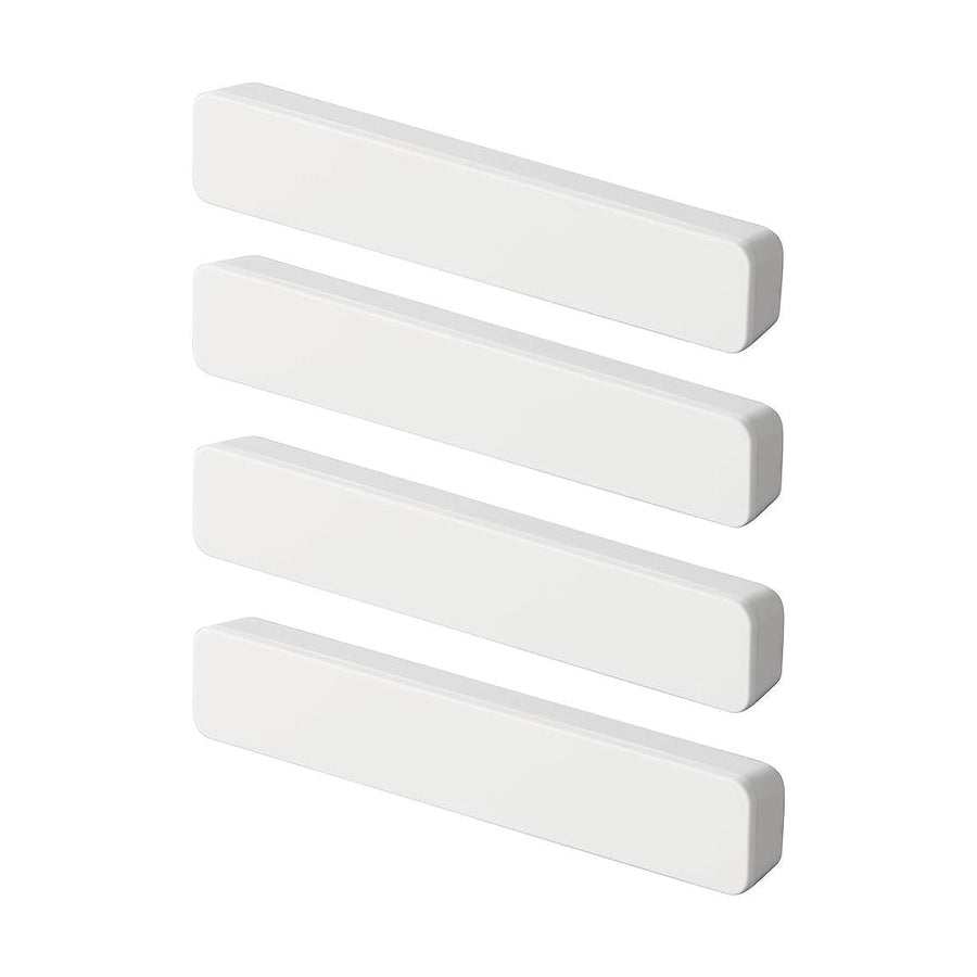 Tower Magnet Bar Set of 4 White Easy to Remove