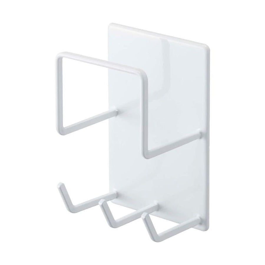 Tower Magnetic Bathroom Cleaning Tool Holder, White, Bathroom Rack, Bath Cleaning Storage