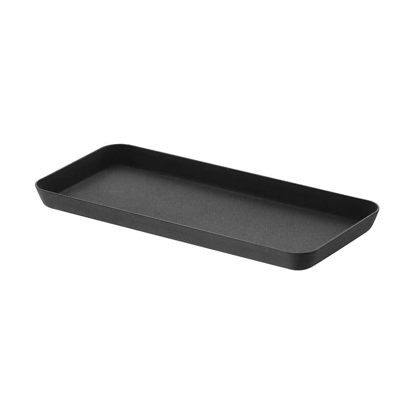 tower metal tray L black bathroom tabletop accessory tray