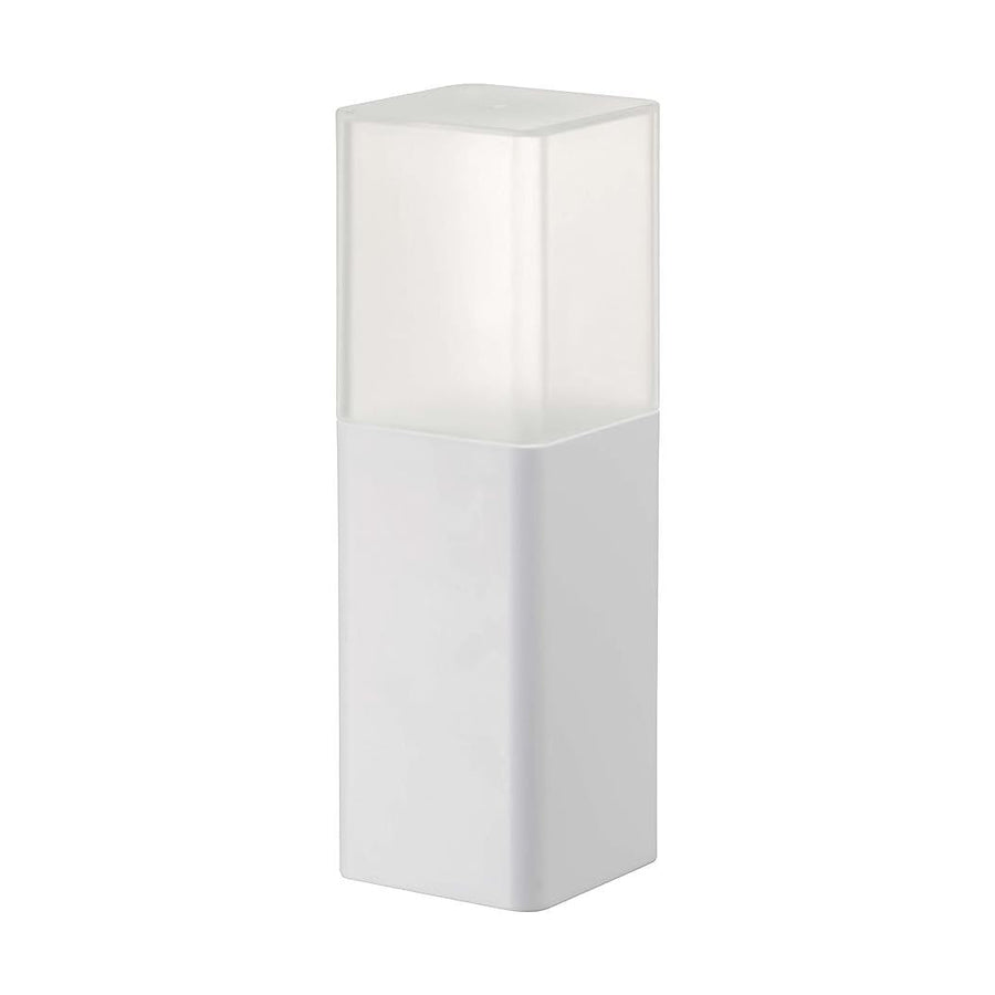 tower cutlery stand with lid, white, dustproof, with dividers