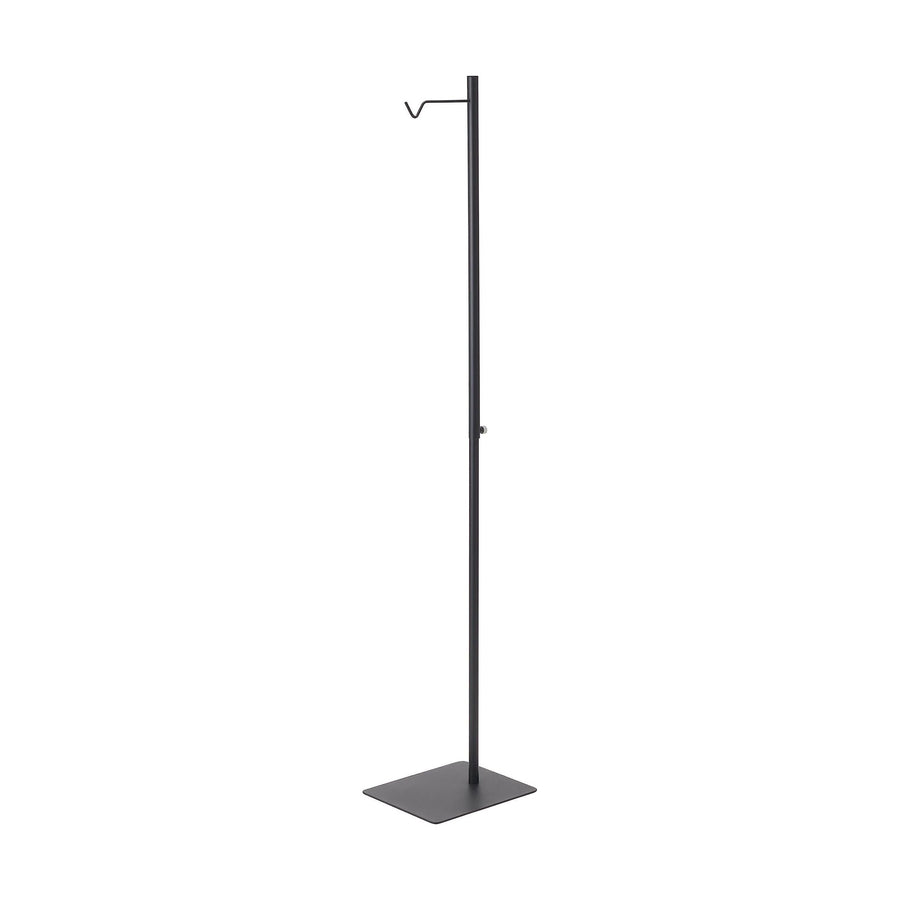 tower Height Expandable Lantern Stand Black Garden Light Stand Height Adjustable