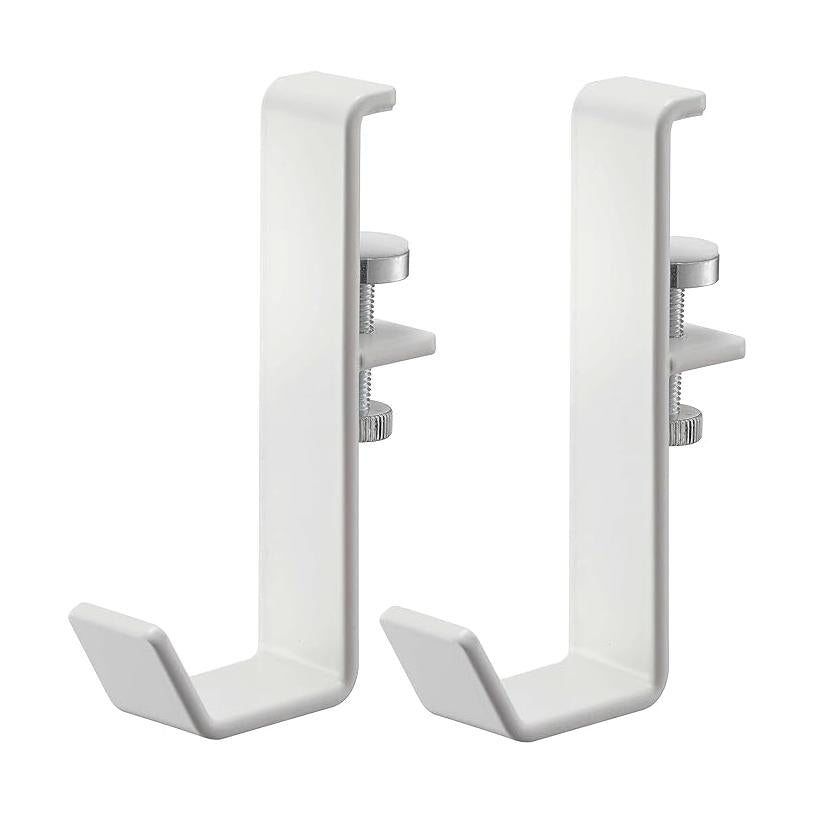 tower indoor clothesline pole holder set of 2 white hang on lintel screw fixing laundry clothesline