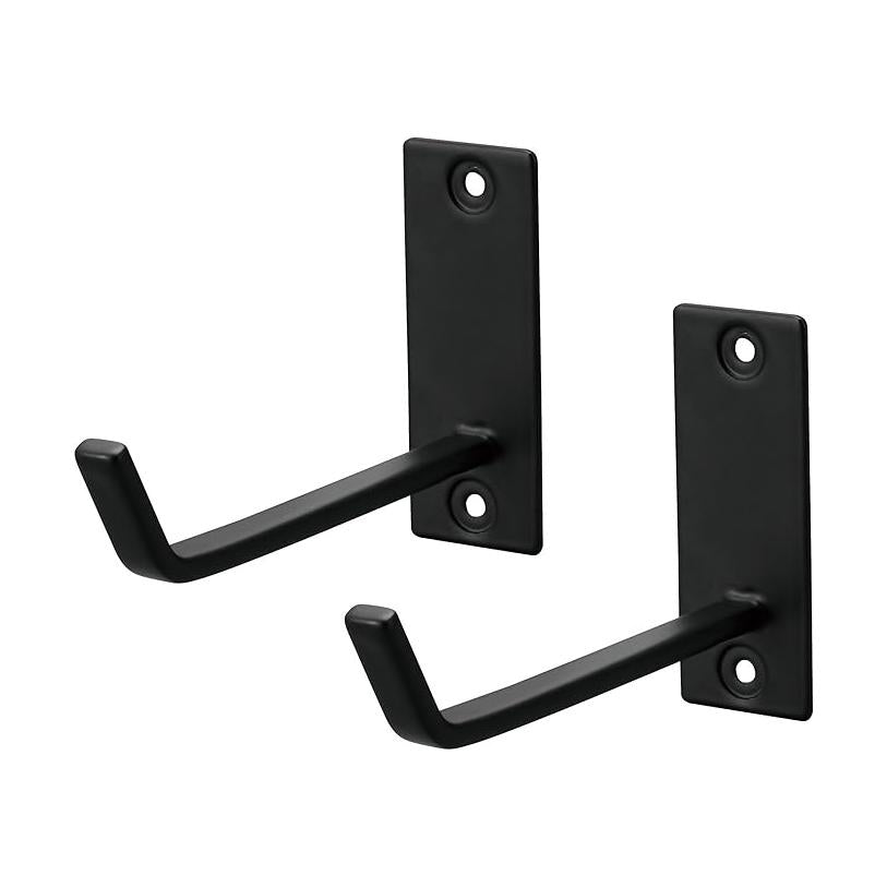 Tower Wall Yoga Mat Hanger for Plasterboard Walls, Black, Training Mat Storage, Hole Marks Not Visible