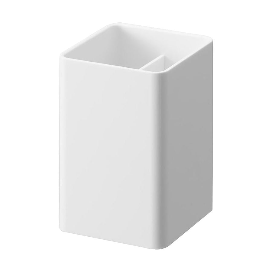 PLATE Filmhooks Storage Box Square White Hook Attached: Approx. H13cm Small Item Storage with Hook Kitchen Storage