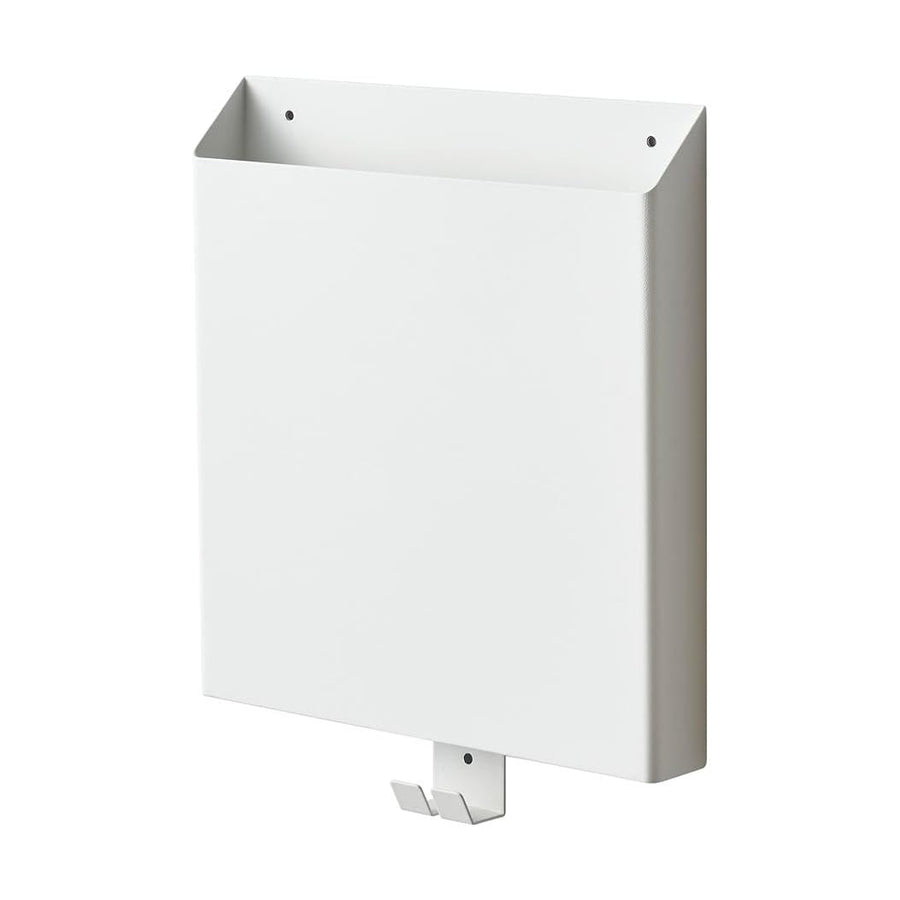 Tower Print Storage Holder for Plasterboard Walls, White, Wall Storage, Small Item Storage, Print Storage, Hooks Included