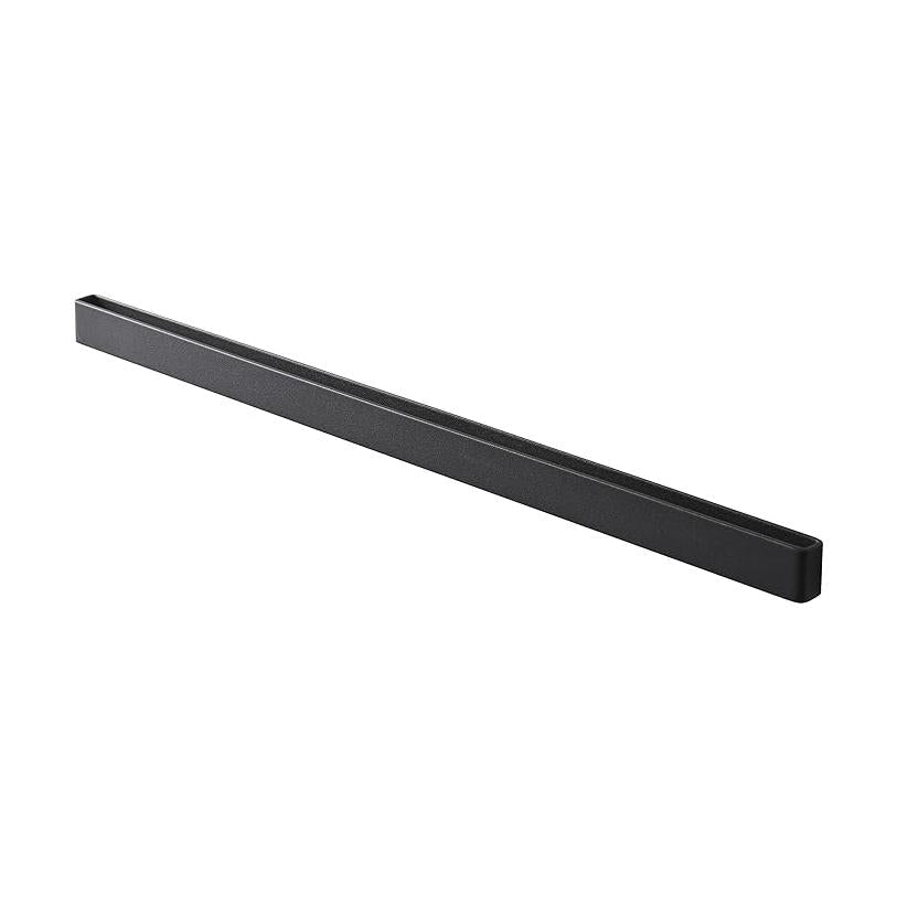 Tower - Magnet-compatible steel bar for plasterboard walls - Black - Wall storage - Small item storage - Hooks included