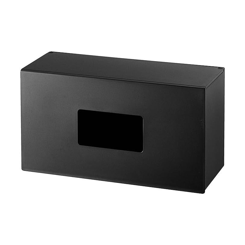 tower front opening magnetic box holder L black large access opening drawer storage easy replacement