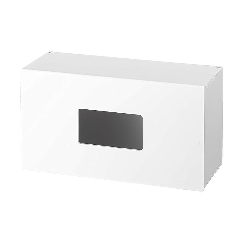 tower front opening magnetic box holder L white large access opening drawer storage easy replacement