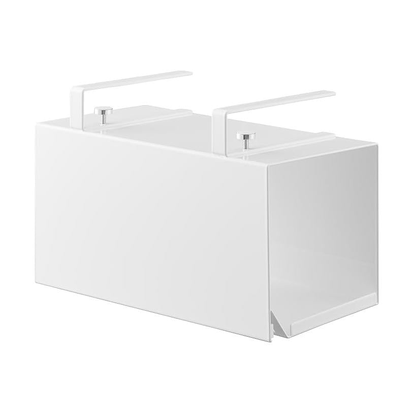 tower One-handed cut, under-cupboard kitchen paper holder with cover, S, white, hygienic, kitchen storage