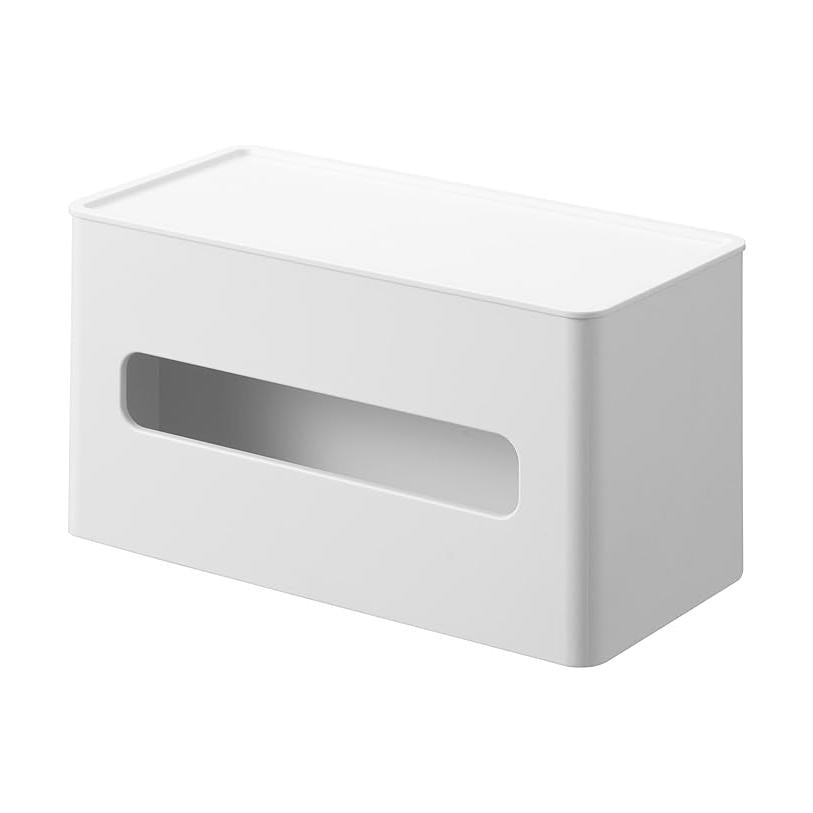 tower double-sided compact tissue &amp; wet sheet case white tissue holder tissue box