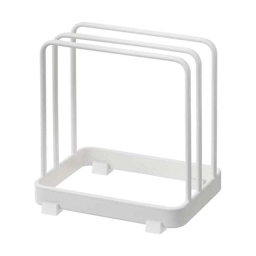 PLATE Cutting Board Stand, White, Cutting Board Storage