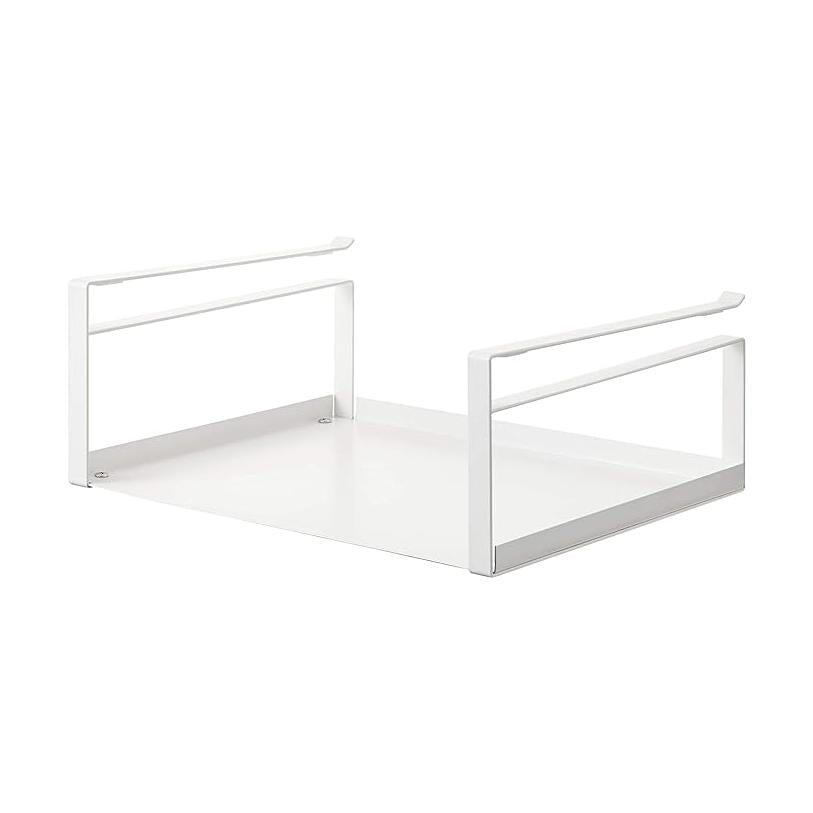 PLATE Under-Cabinet Storage Rack White Kitchen Hanging Shelf
