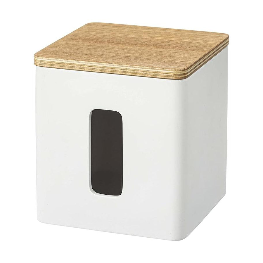 RIN Tissue &amp; Toilet Paper Case, Natural, Square, Space-Saving