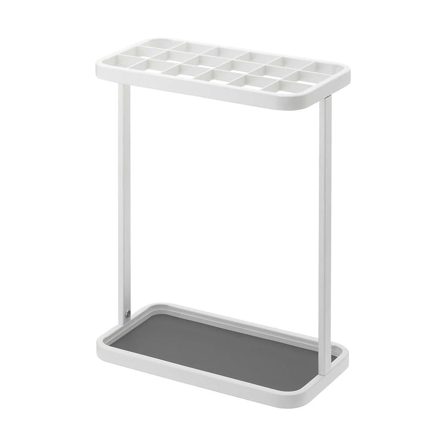 Frame Umbrella Stand Frame for 18 Umbrellas, White