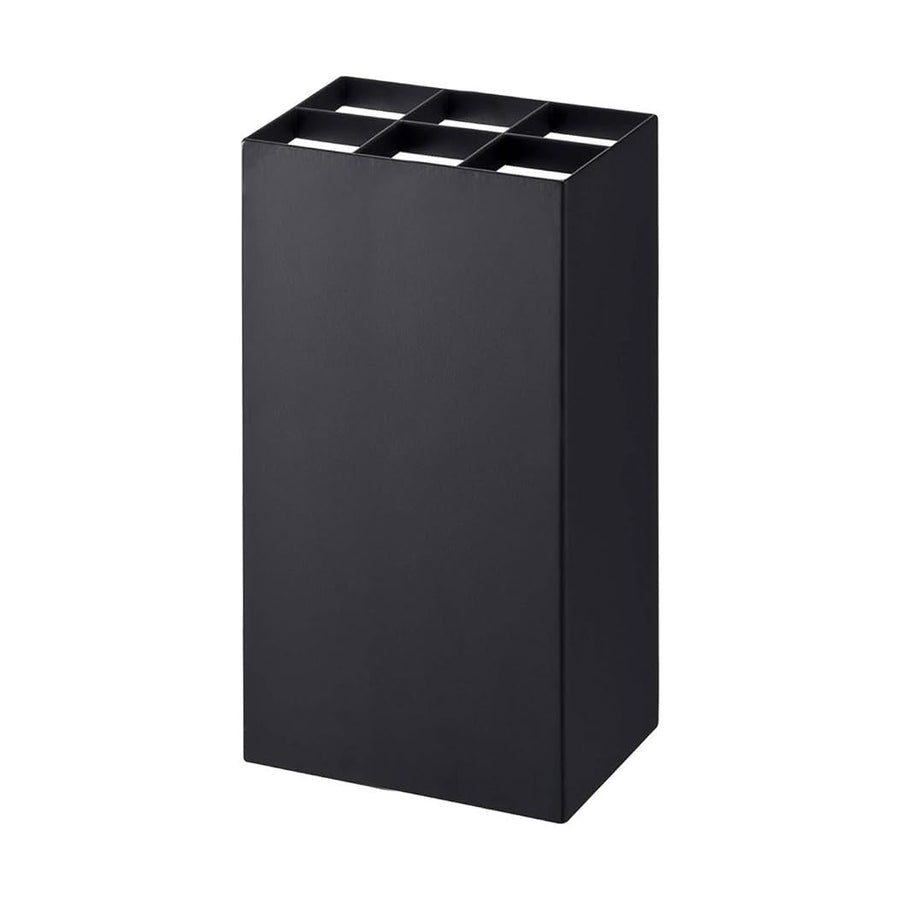 Smart Umbrella Stand for 6 Umbrellas, Black, Square Umbrella Stand, Can Store Folding Umbrellas