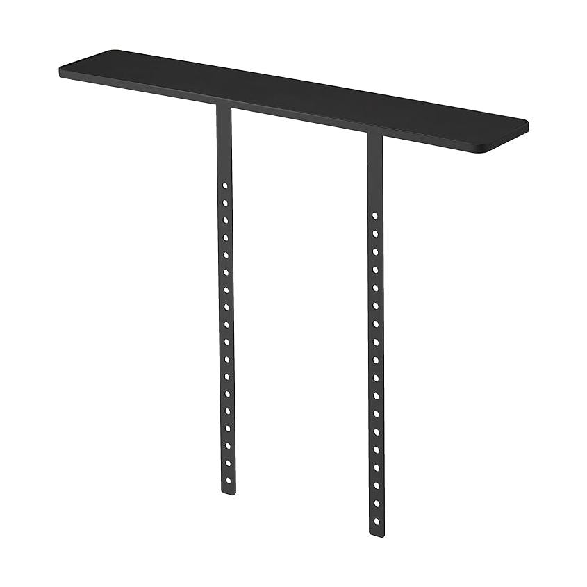 smart thin TV rack, black