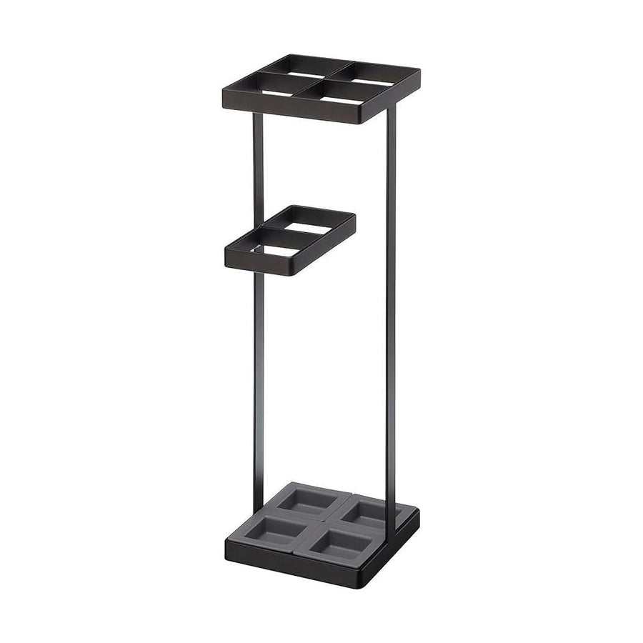 tower umbrella stand, black, slim, folding umbrella storage