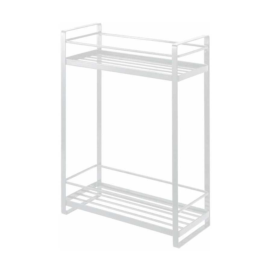 MIST Dispenser Stand, 2 Tiers, White, Bathroom Rack