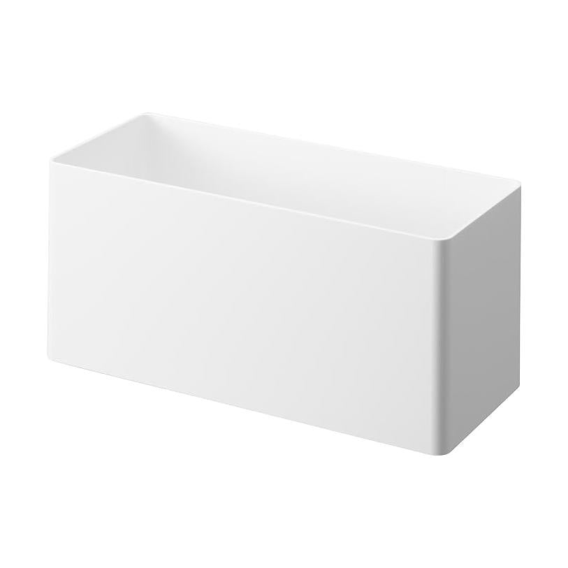 MIST Film Hook Storage Basket, White, Small Item Storage, Hooks Included, Bath, Bathroom Storage, Washroom Storage