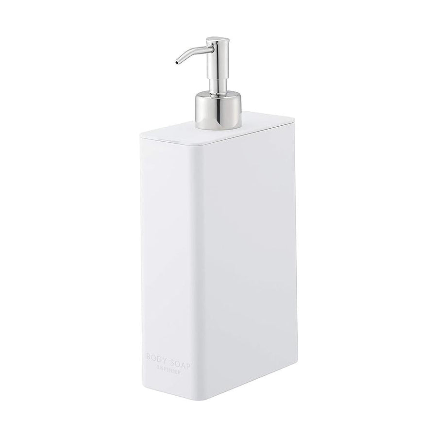 tower two-way dispenser square slim body soap white pump dispenser bottle