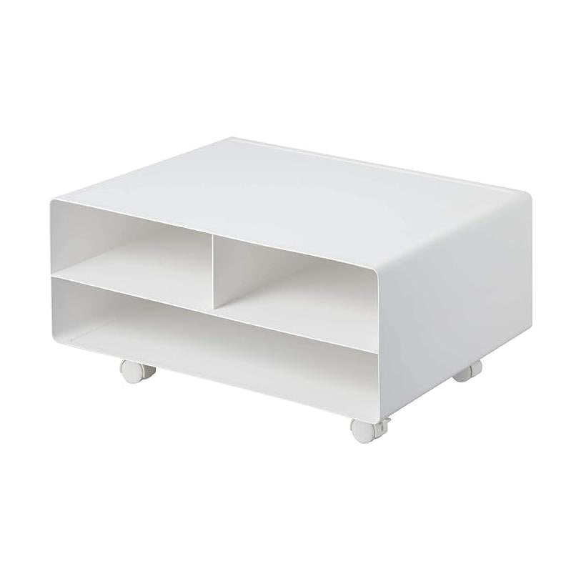 Tower Two-Way Printer Storage Rack, White