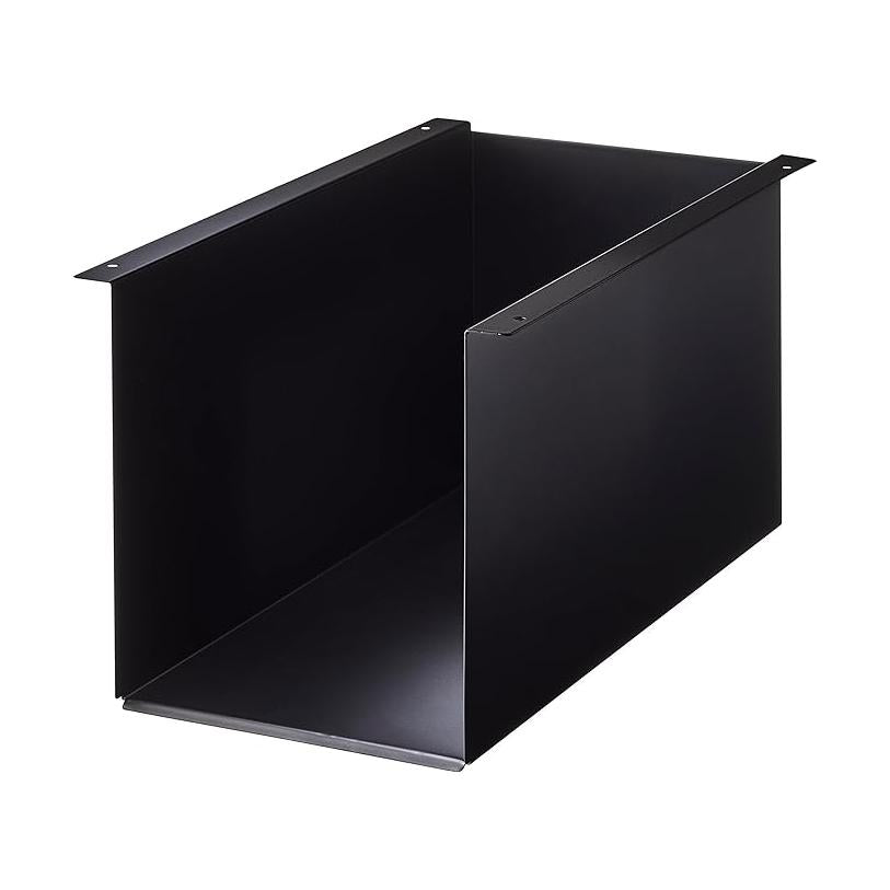 tower Under-table storage box rack, black, under-desk storage, fixed with screws