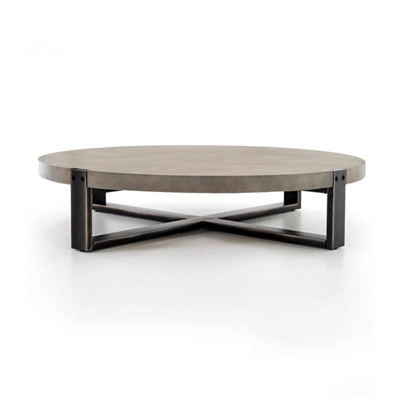 Concrete coffee table