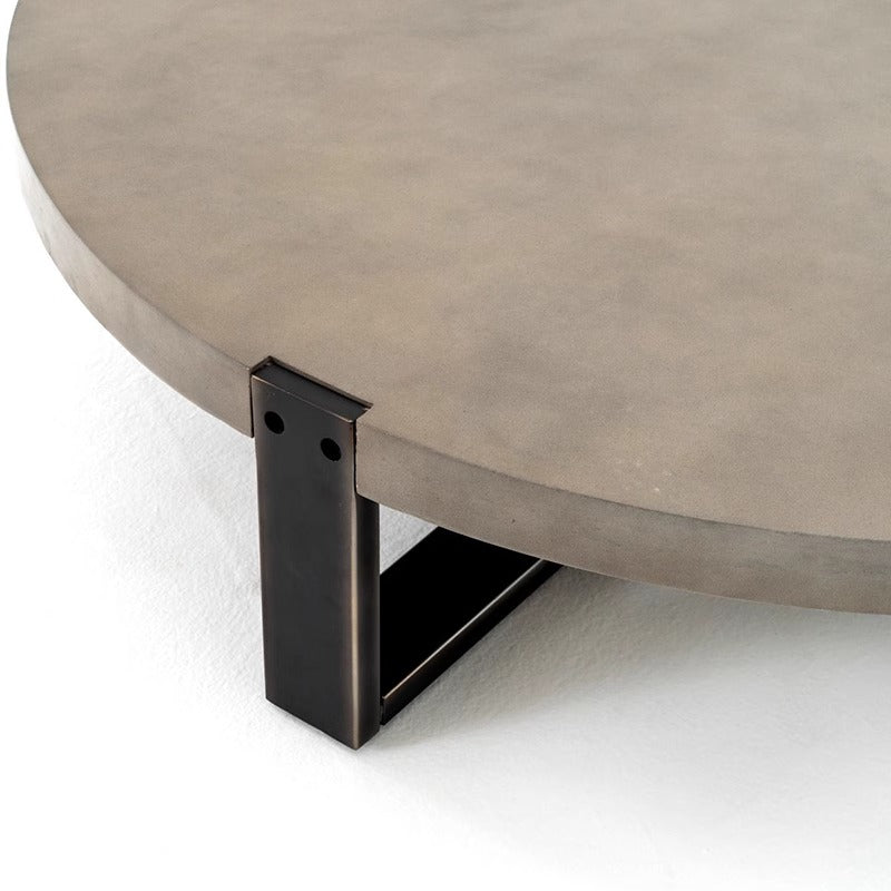 Concrete coffee table