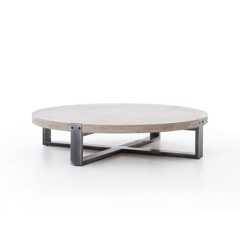 Concrete coffee table