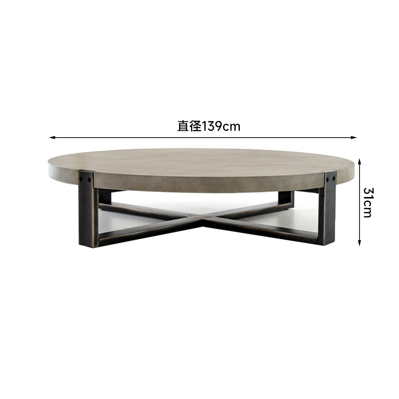Concrete coffee table