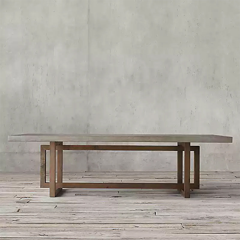 Concrete Long Dining Table