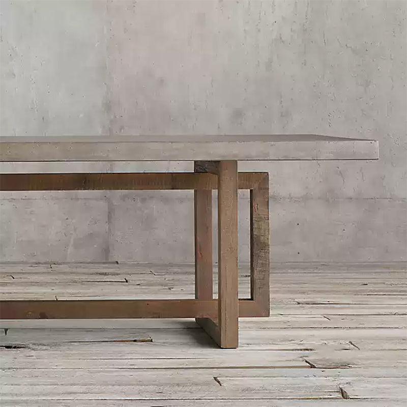 Concrete Long Dining Table