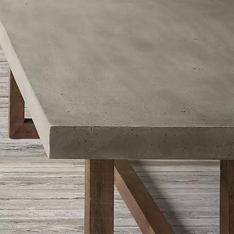 Concrete Long Dining Table