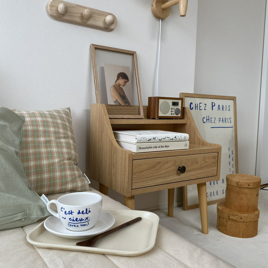 Retro Wood Side Table