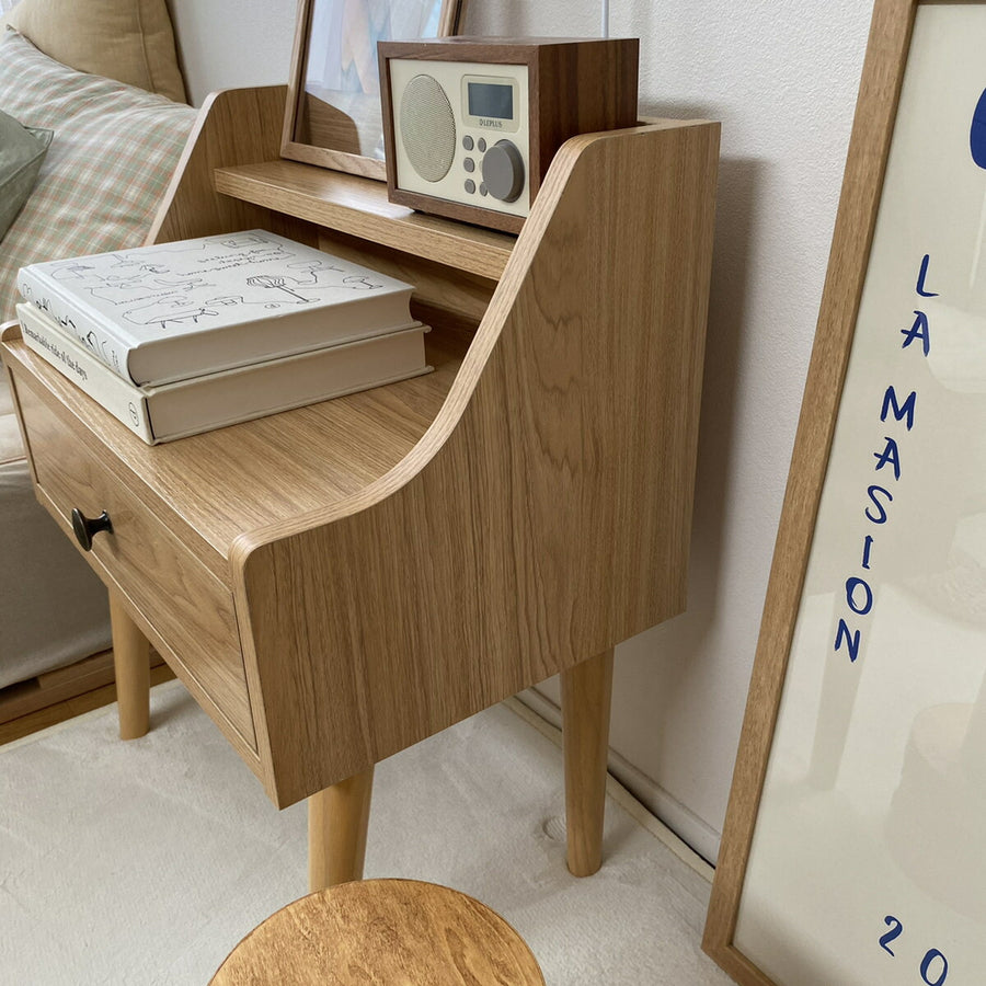 Retro Wood Side Table