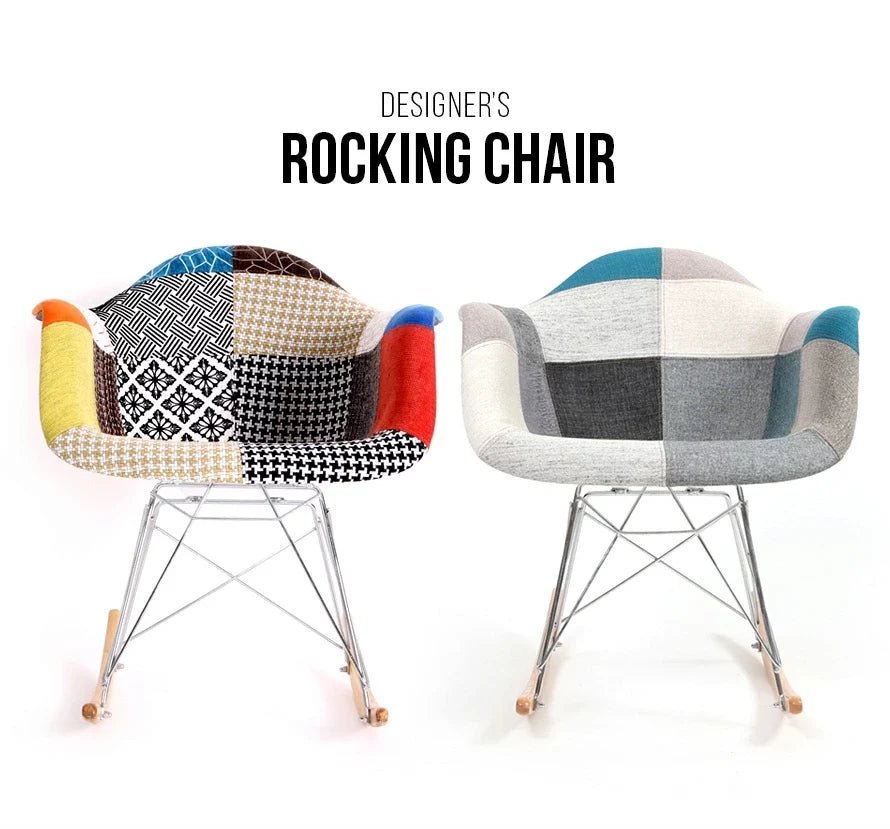 Multicolor Designer Rocking Chair