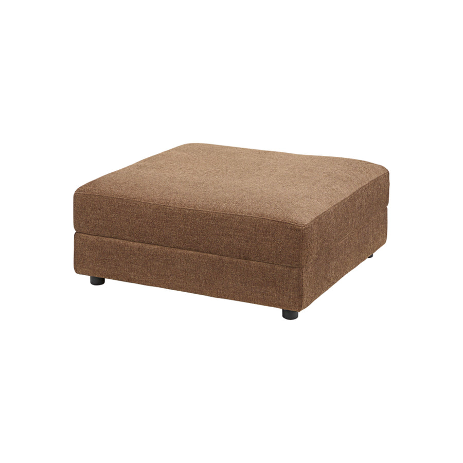 イーズ オットマン ブラウン