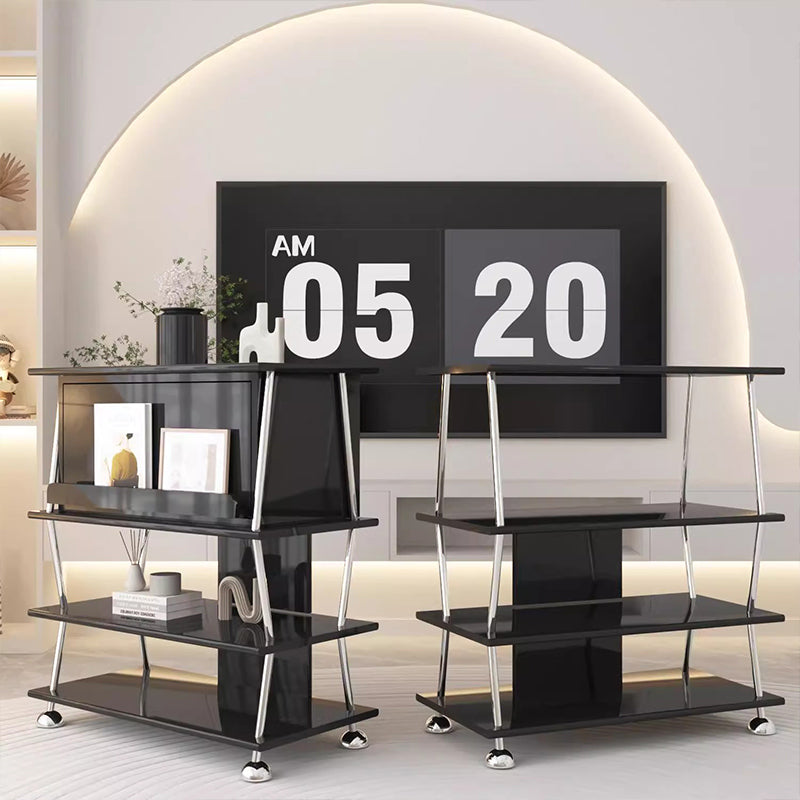 Monotone stainless steel shelf
