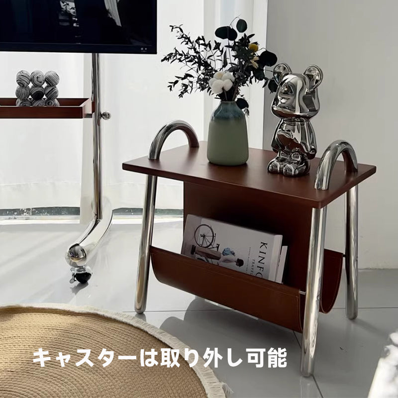 Side storage wagon made of different materials