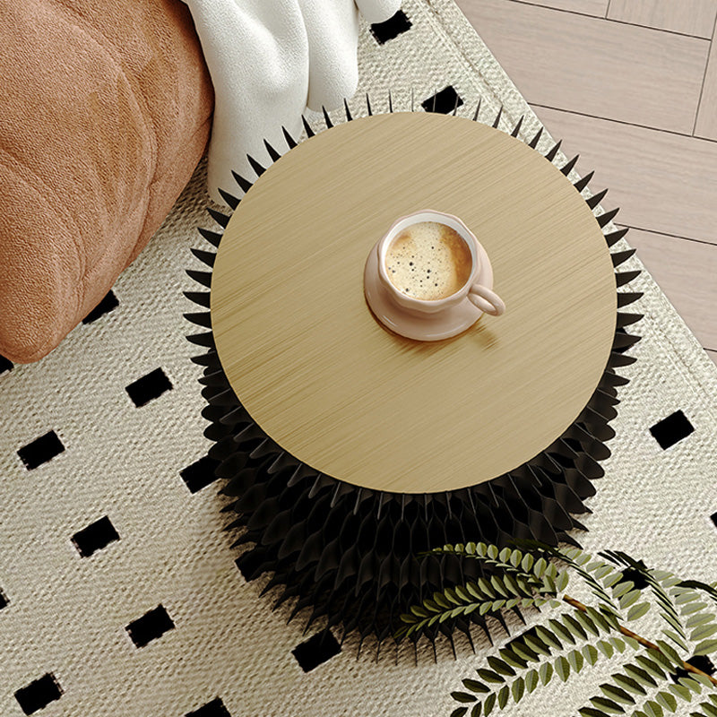 Black Kraft Paper Design Side Table