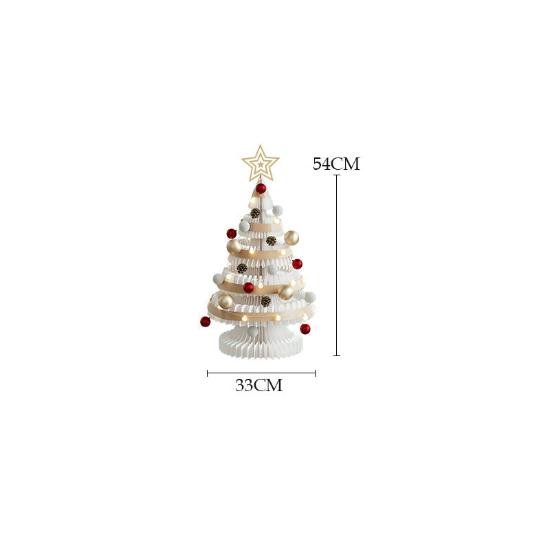 紙製クリスマスツリー
