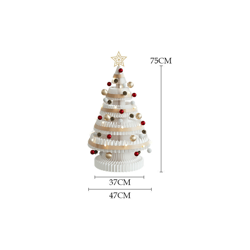紙製クリスマスツリー